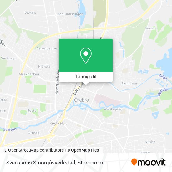 Svenssons Smörgåsverkstad karta