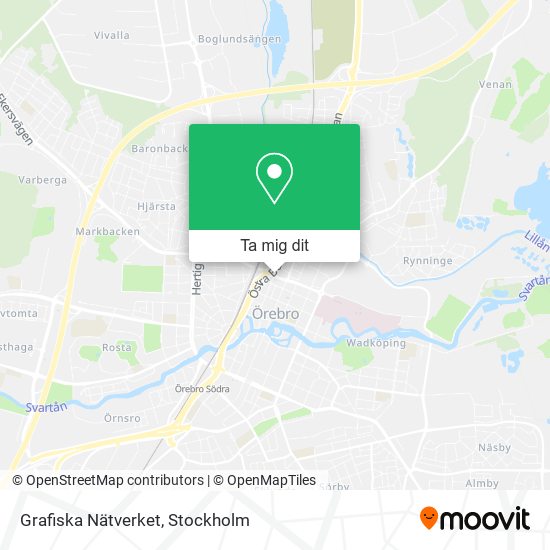 Grafiska Nätverket karta