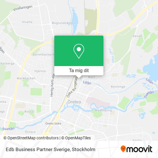 Edb Business Partner Sverige karta
