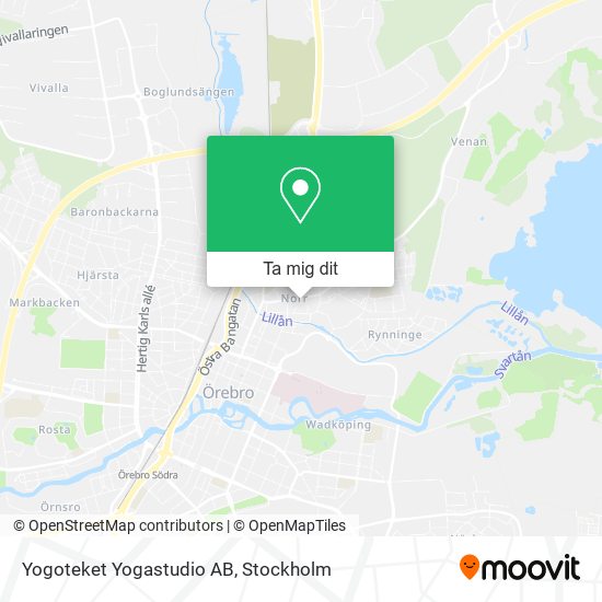 Yogoteket Yogastudio AB karta