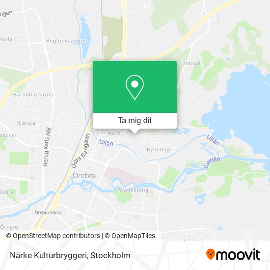 Närke Kulturbryggeri karta