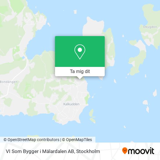 VI Som Bygger i Mälardalen AB karta