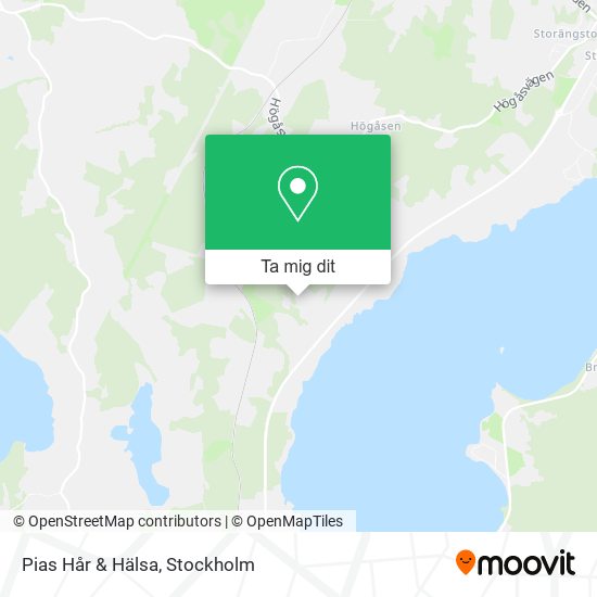 Pias Hår & Hälsa karta