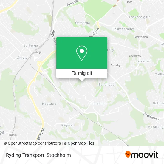 Ryding Transport karta