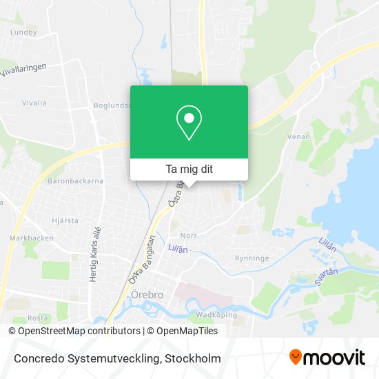 Concredo Systemutveckling karta