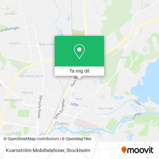 Kvarnström Mobiltelefoner karta