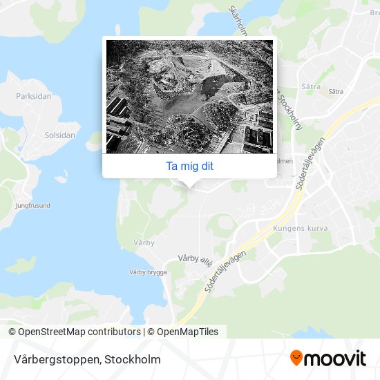 Vårbergstoppen karta