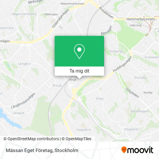 Mässan Eget Företag karta