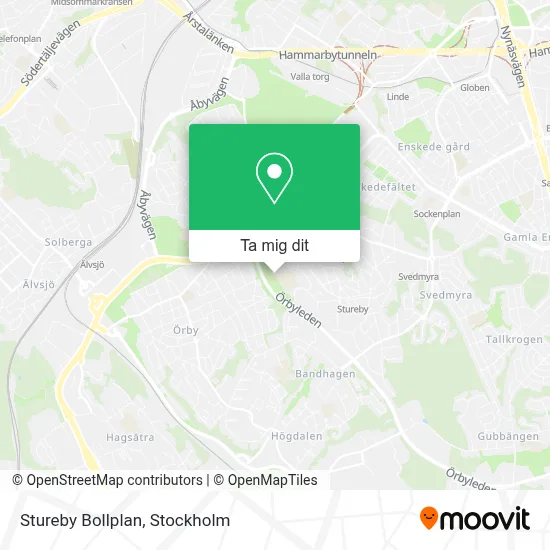 Stureby Bollplan karta