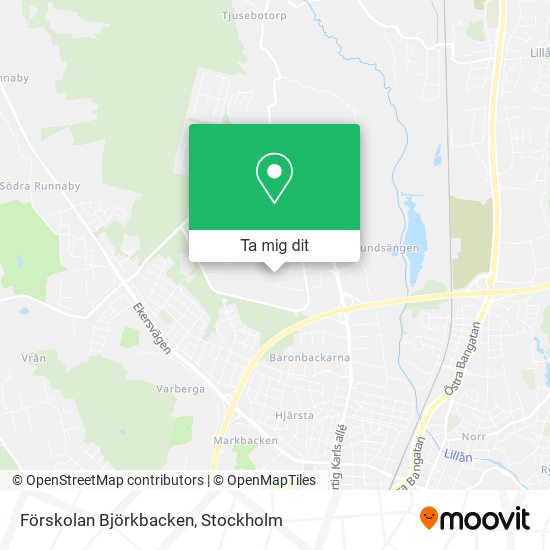 Förskolan Björkbacken karta
