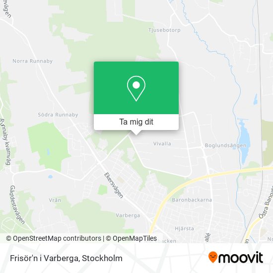 Frisör'n i Varberga karta