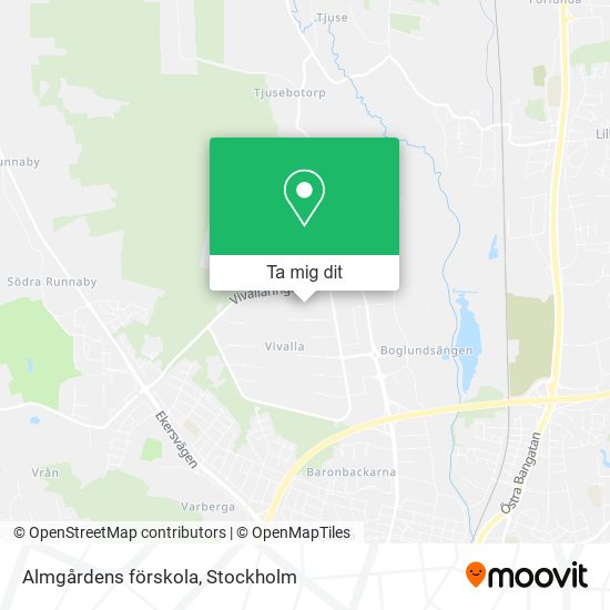 Almgårdens förskola karta