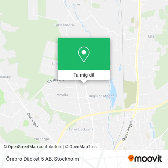 Örebro Däcket 5 AB karta