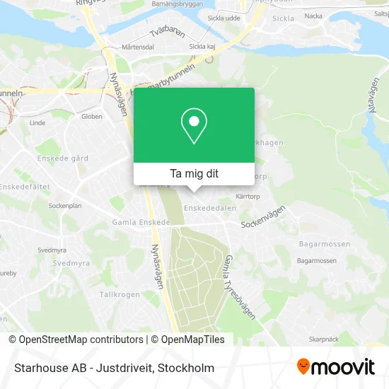 Starhouse AB - Justdriveit karta
