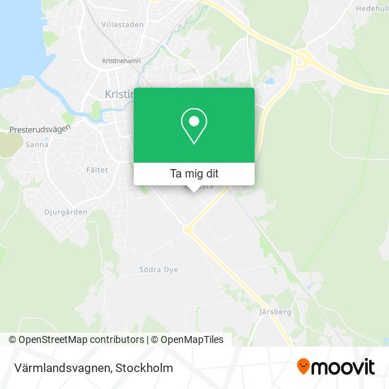 Värmlandsvagnen karta