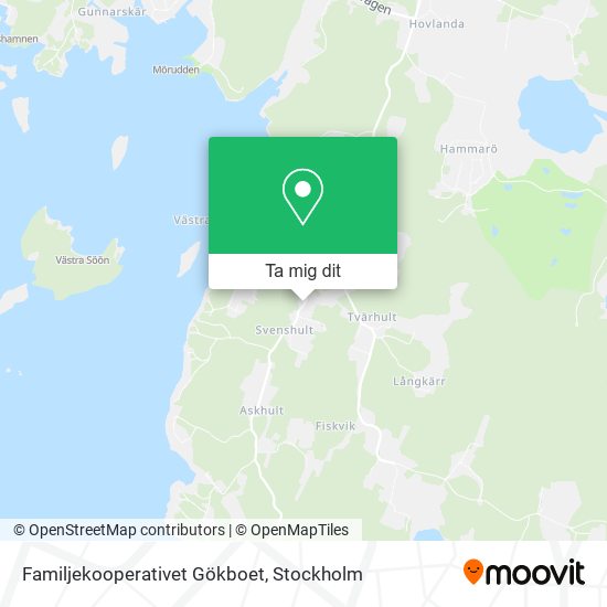 Familjekooperativet Gökboet karta