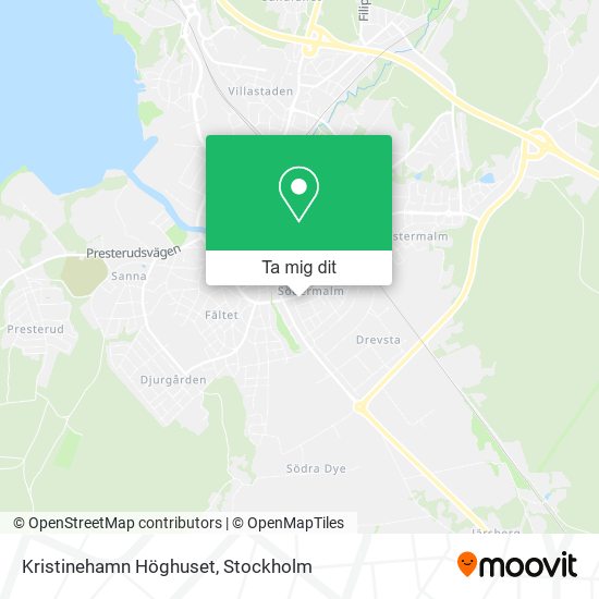 Kristinehamn Höghuset karta
