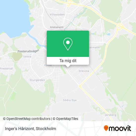 Inger's Hårizont karta