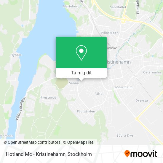Hotland Mc - Kristinehamn karta
