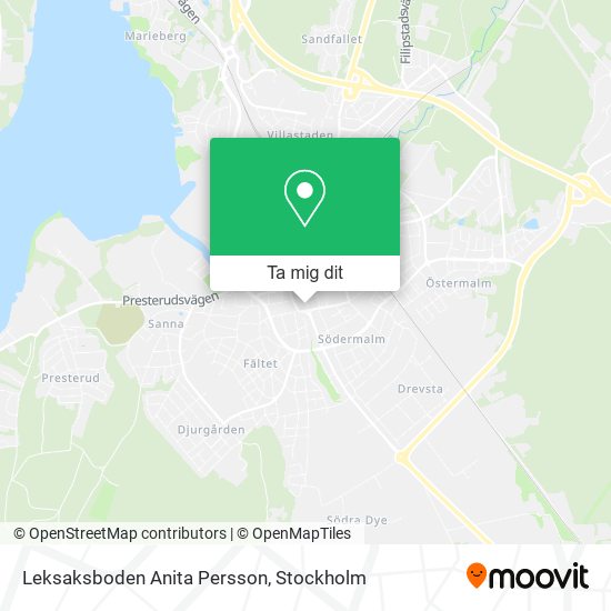 Leksaksboden Anita Persson karta
