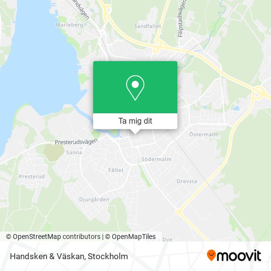 Handsken & Väskan karta