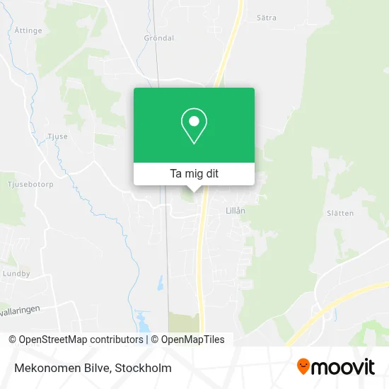 Mekonomen Bilve karta