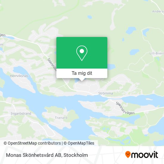 Monas Skönhetsvård AB karta