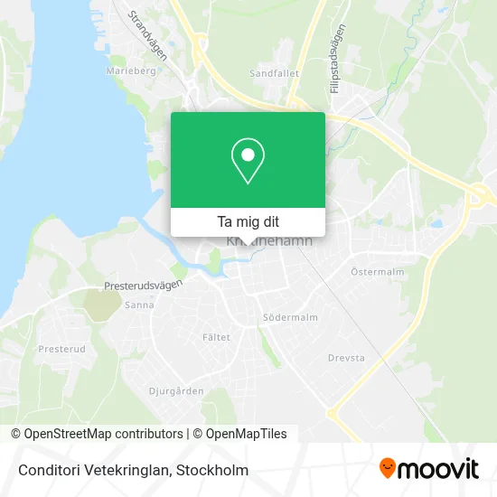 Conditori Vetekringlan karta