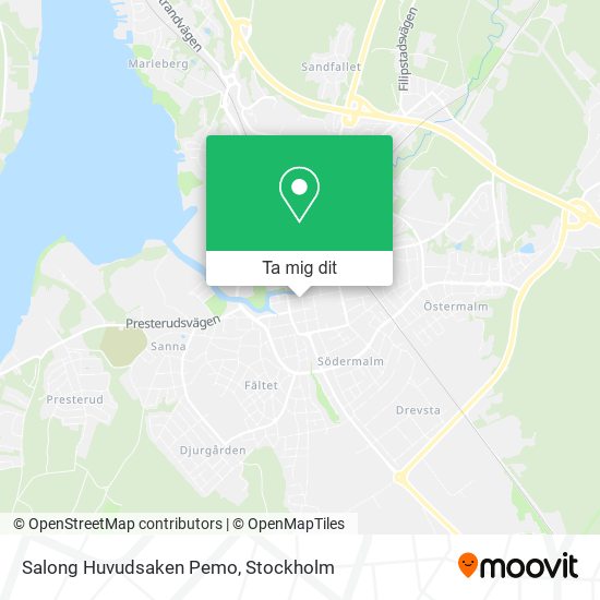 Salong Huvudsaken Pemo karta