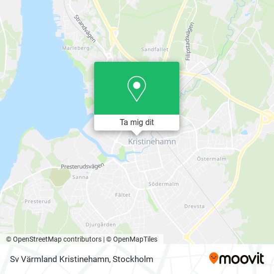 Sv Värmland Kristinehamn karta