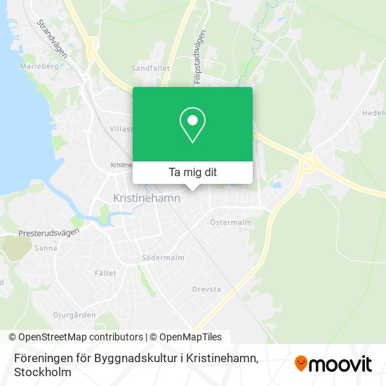 Föreningen för Byggnadskultur i Kristinehamn karta