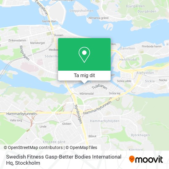 Swedish Fitness Gasp-Better Bodies International Hq karta