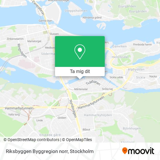 Riksbyggen Byggregion norr karta