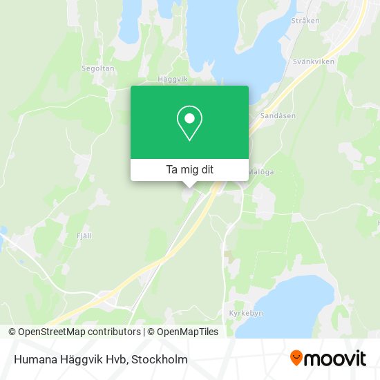 Humana Häggvik Hvb karta