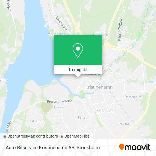 Auto Bilservice Kristinehamn AB karta