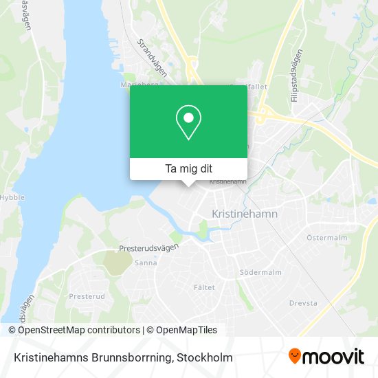 Kristinehamns Brunnsborrning karta