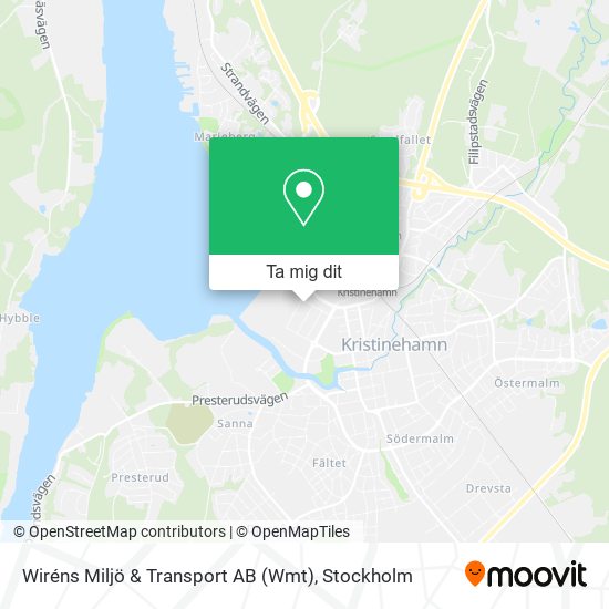 Wiréns Miljö & Transport AB (Wmt) karta