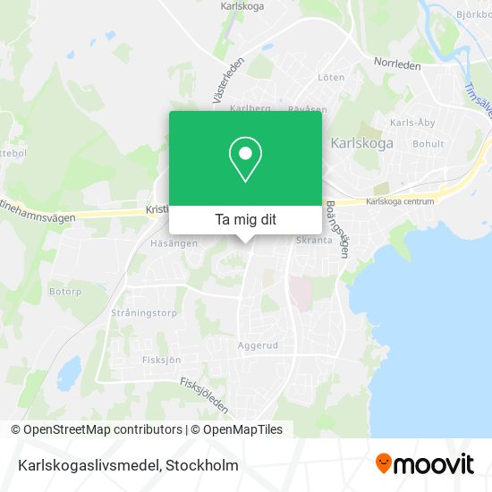 Karlskogaslivsmedel karta