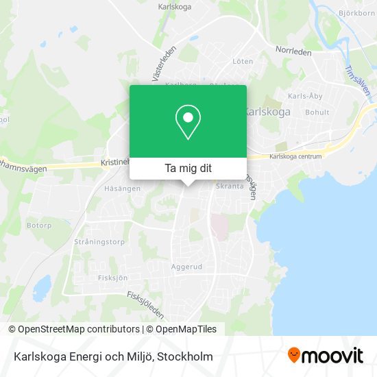 Karlskoga Energi och Miljö karta