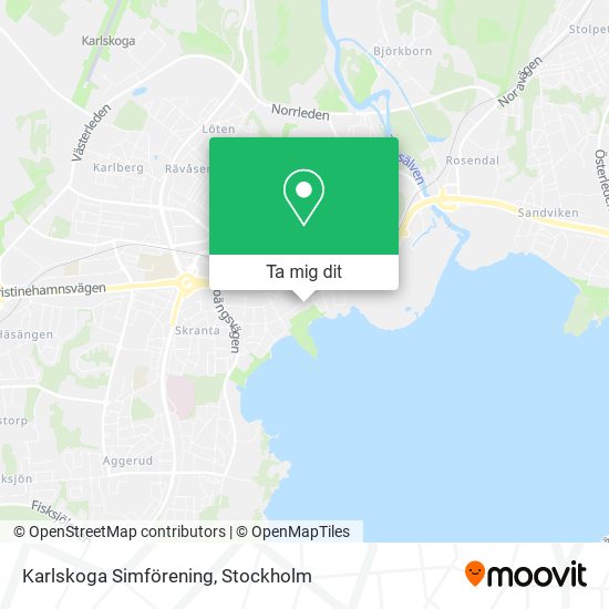 Karlskoga Simförening karta