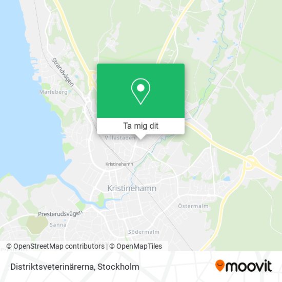 Distriktsveterinärerna karta