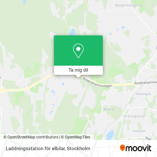 Laddningsstation för elbilar karta
