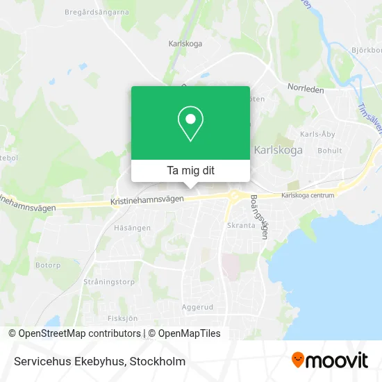 Servicehus Ekebyhus karta