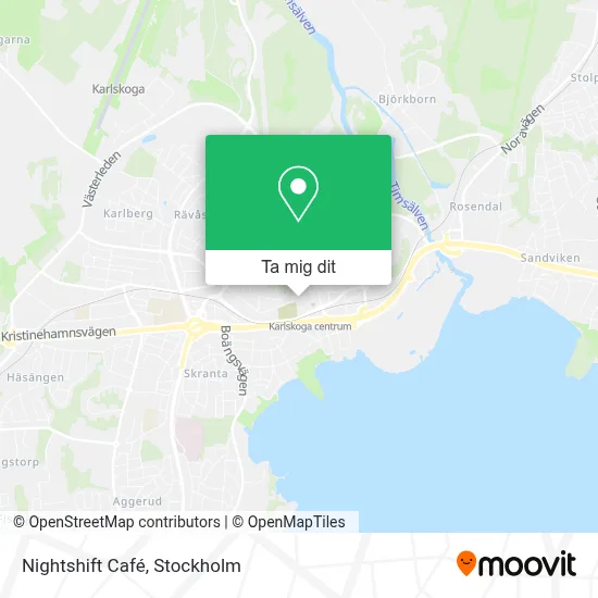 Nightshift Café karta