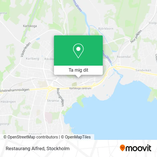 Restaurang Alfred karta