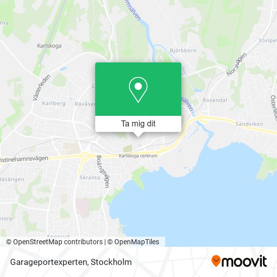 Garageportexperten karta