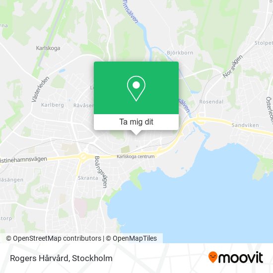 Rogers Hårvård karta