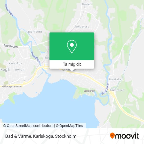 Bad & Värme, Karlskoga karta