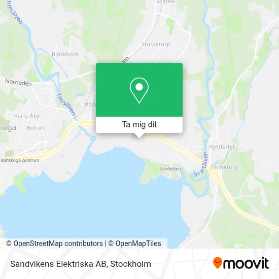 Sandvikens Elektriska AB karta