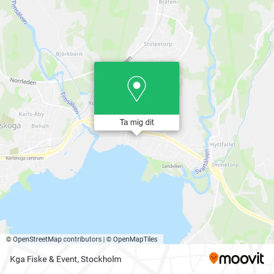 Kga Fiske & Event karta